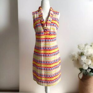 Vince Camuto SUMMER DRESS Sleeveless Colorful Party Dress Size 4 STYLE#VC0-1541